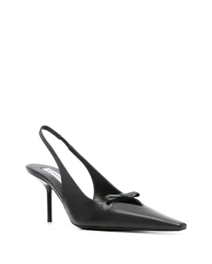 Victoria Beckham 75mmスリングバック・ポインテッドトゥパンプス - ブラック - サムネイル2