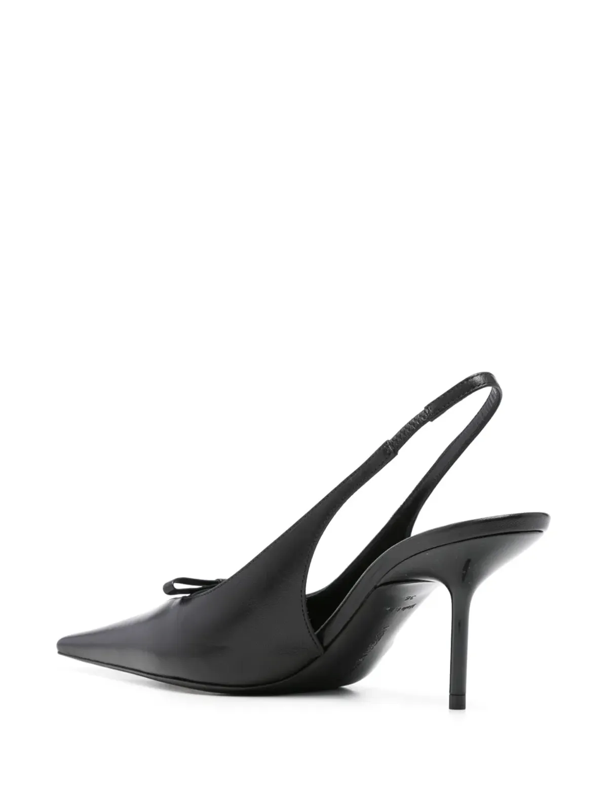 Victoria Beckham 75mmスリングバック・ポインテッドトゥパンプス - ブラック - 画像3