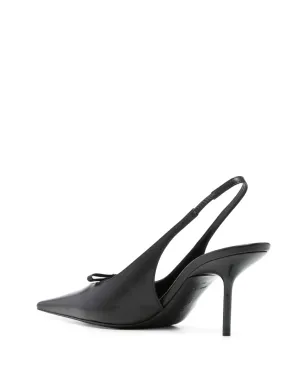 Victoria Beckham 75mmスリングバック・ポインテッドトゥパンプス - ブラック - サムネイル3