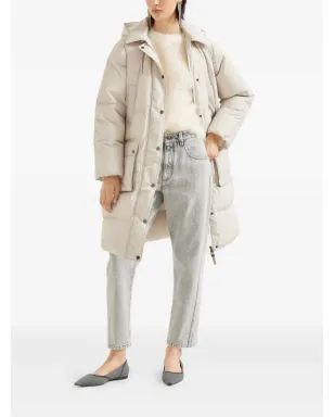 Brunello Cucinelli フード付きキルティングコート - サムネイル2