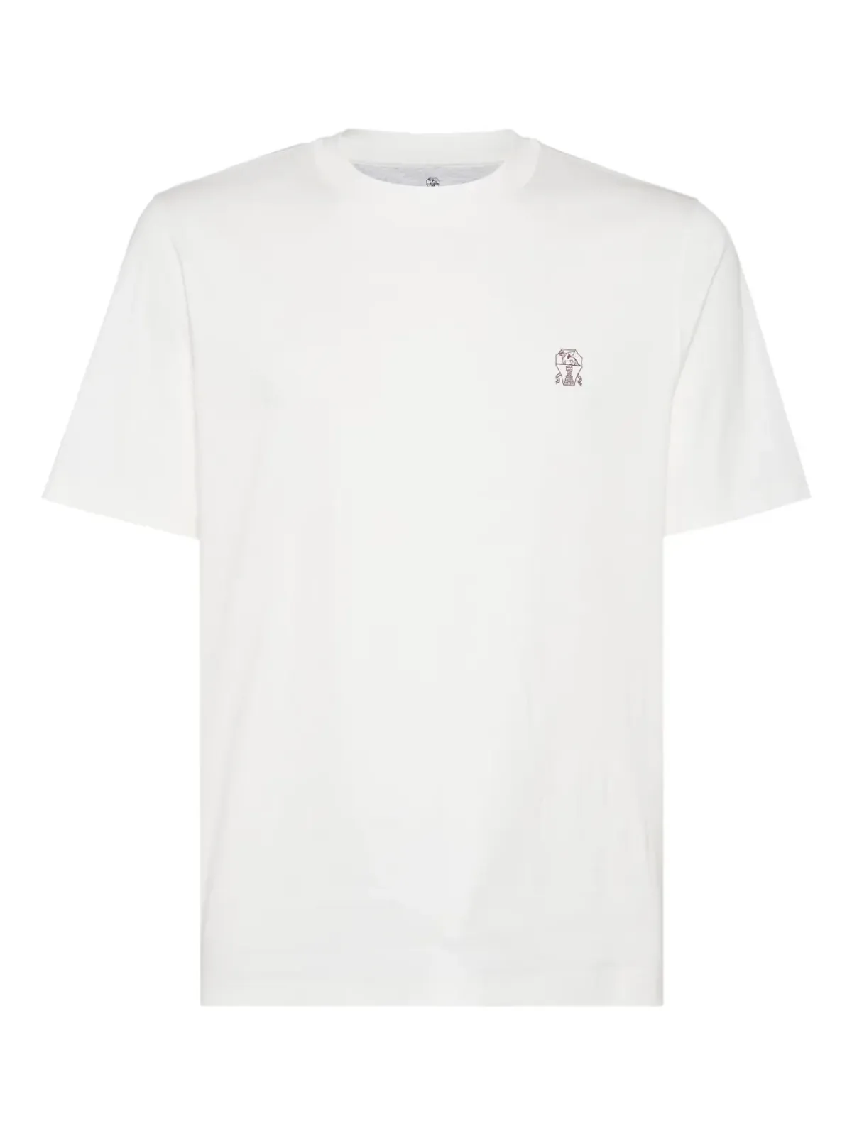 Brunello Cucinelli ロゴプリントTシャツ - 画像1