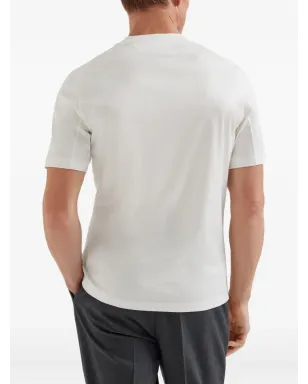 Brunello Cucinelli ロゴプリントTシャツ - サムネイル5