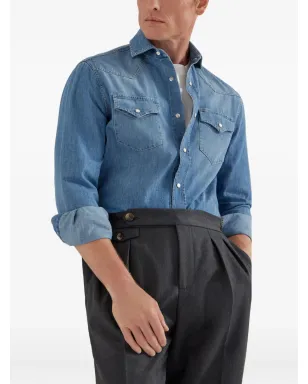 Brunello Cucinelli ロゴプリントTシャツ - サムネイル4