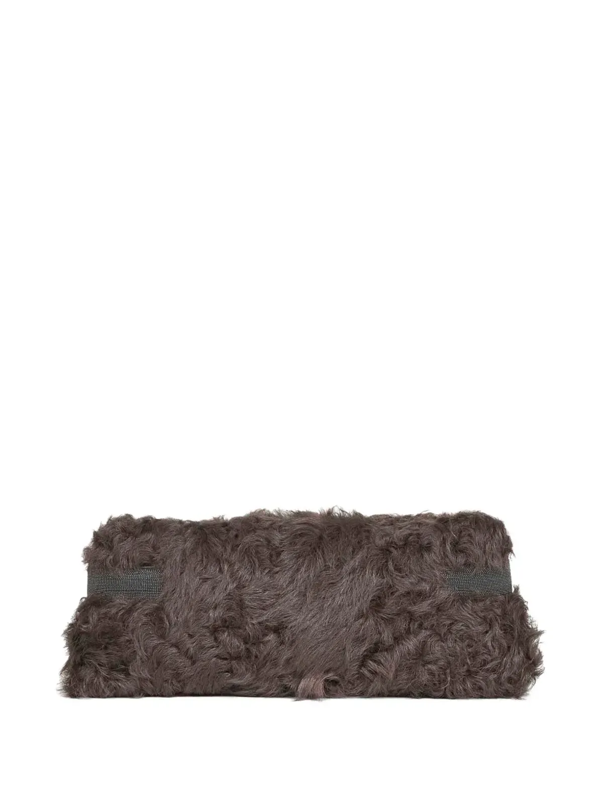 Brunello Cucinelli ウェーブ状シアリング クラッチバッグ - 画像1