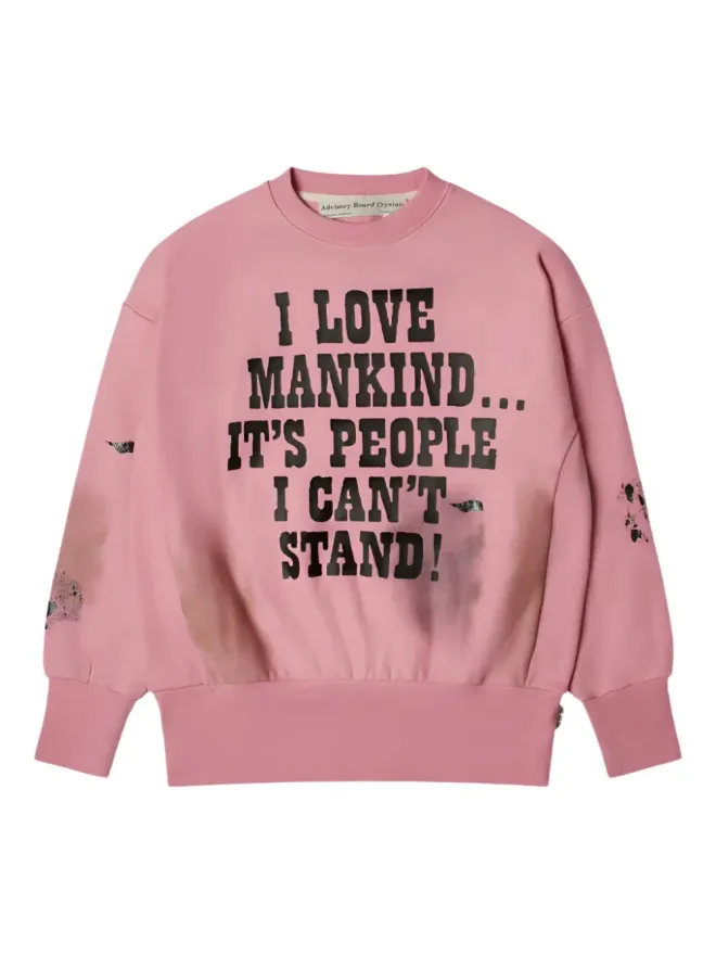 Advisory Board Crystals Advisory Board Crystals I Love Mankind But... スウェットシャツの商品画像