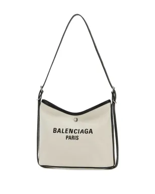 Balenciaga バイアリ ロゴプレート付き キャンバス ショルダーバッグ - サムネイル3