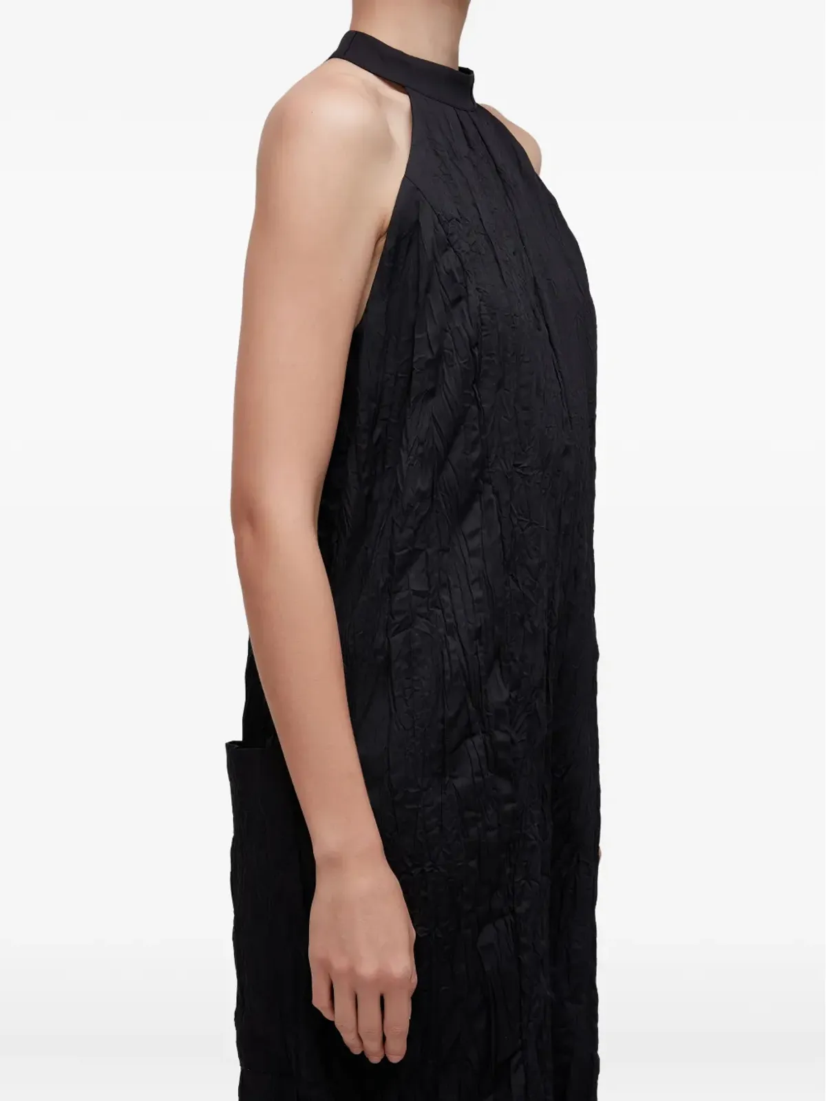 Osklen ホルターネックのしわ加工ジャンプスーツ - 画像1