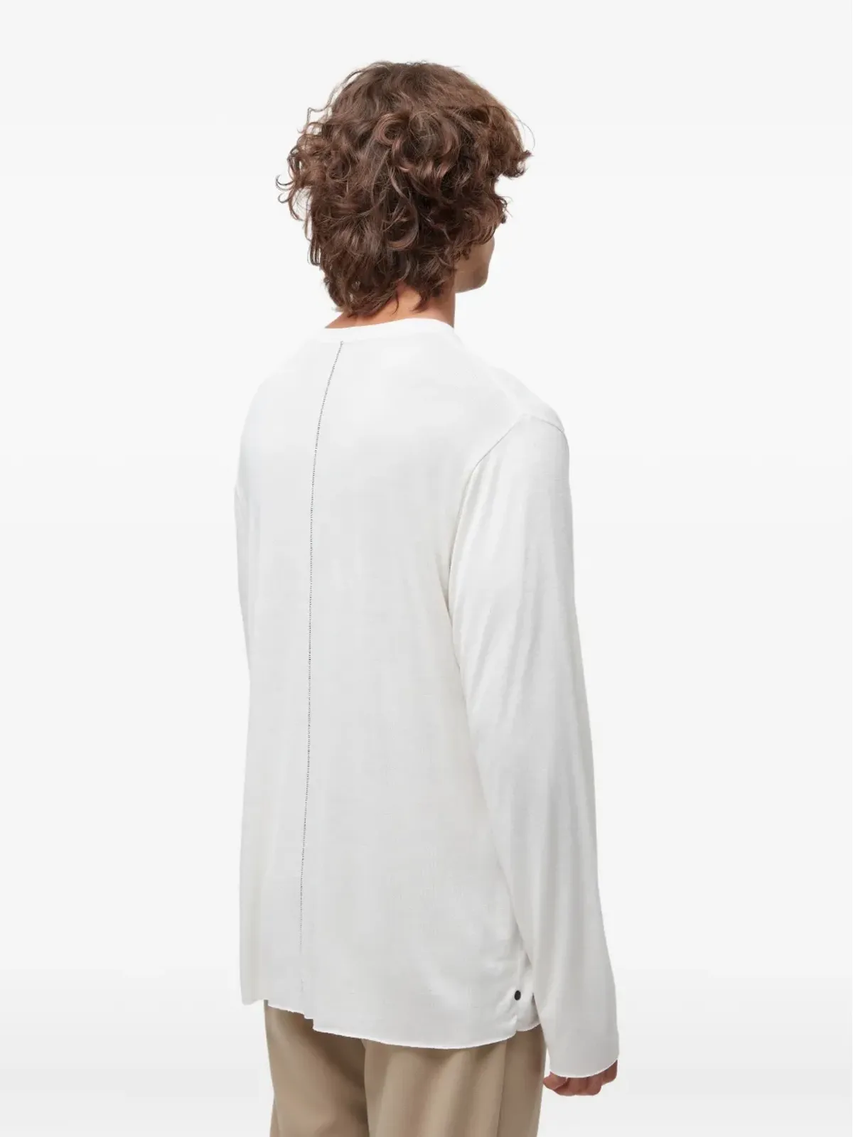 Osklen 長袖Tシャツ - ホワイト - 画像4