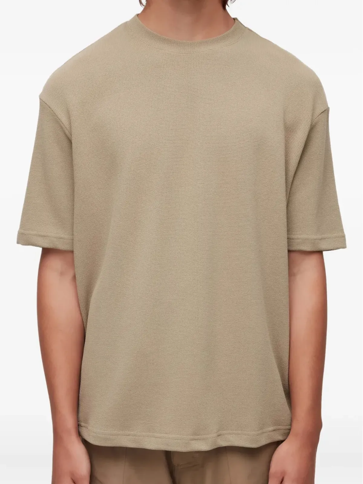 Osklen ワッフル編みTシャツ - 画像3