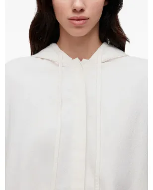 Osklen Bordado Concha hooded shell-stitch ジャケット - ホワイト - サムネイル4