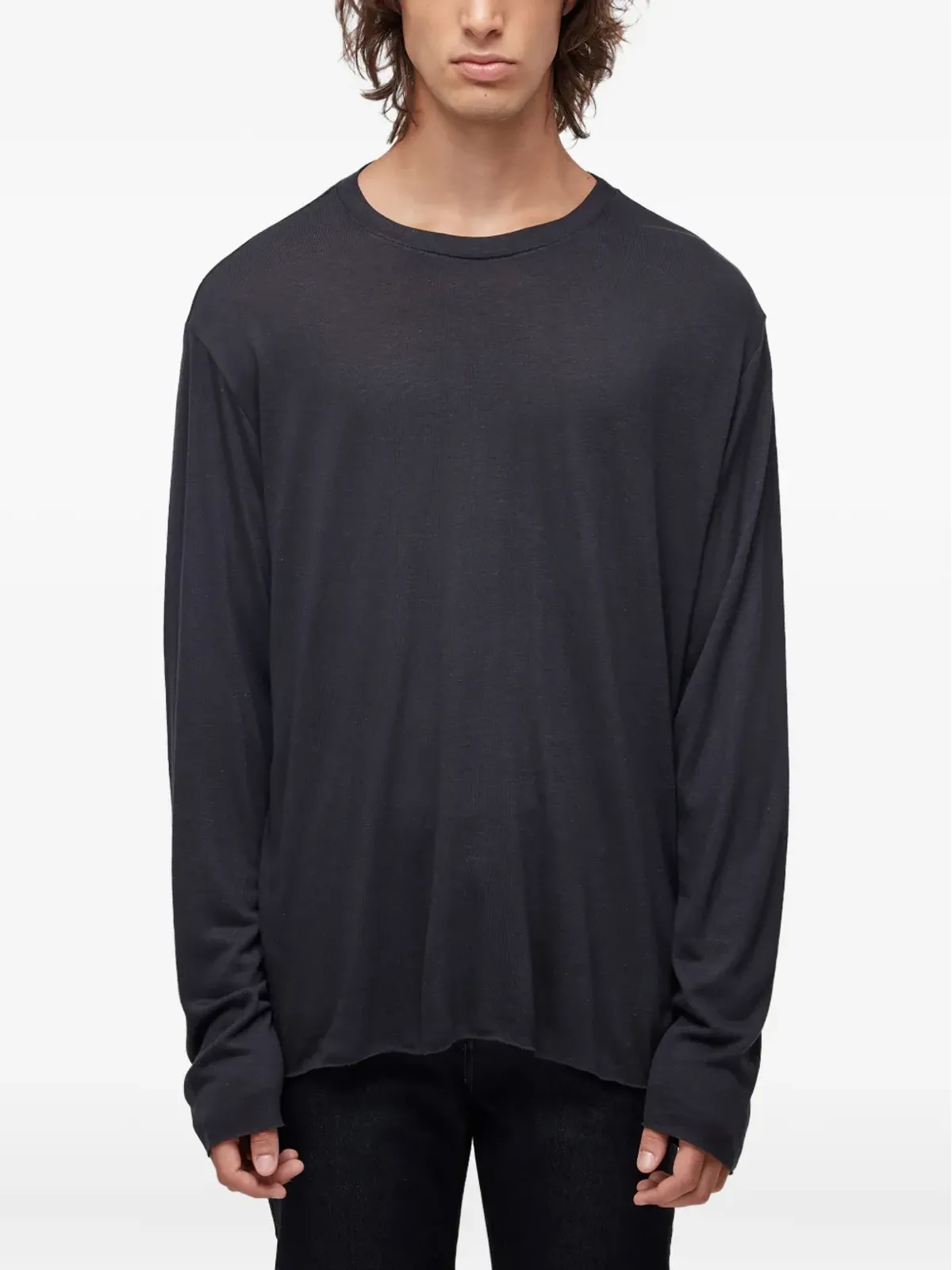 Osklen リネン長袖Tシャツ - 画像1