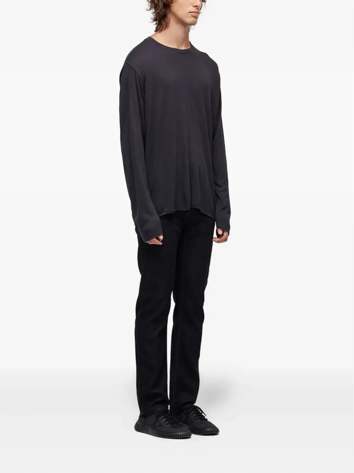 Osklen リネン長袖Tシャツ - 画像2