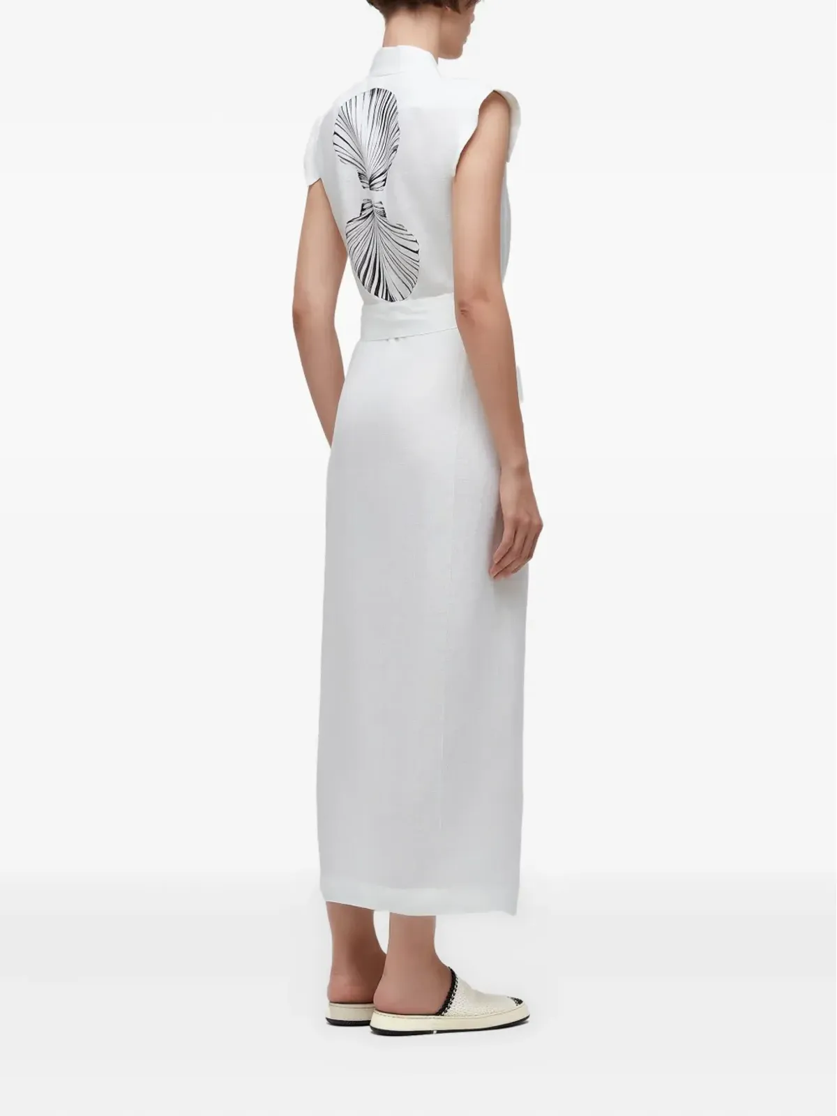 Osklen Concha Duo wrap maxi dress - 画像4