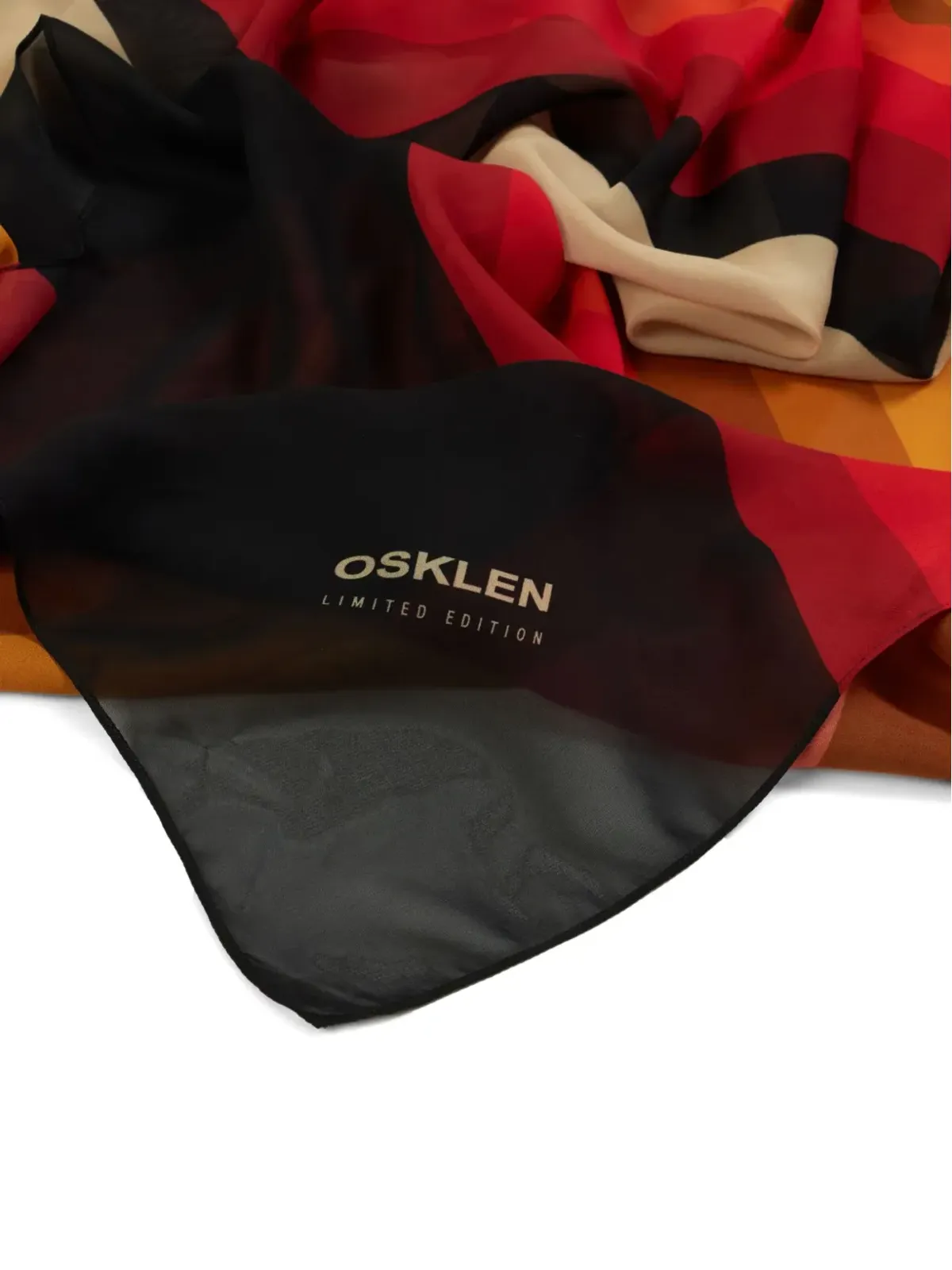 Osklen ウェーブストライプスカーフ - 画像2