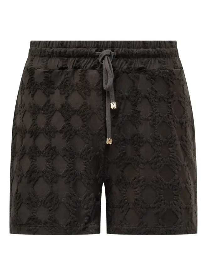 AMIRI AMIRI ドローコード付きコットン混紡ショーツの商品画像