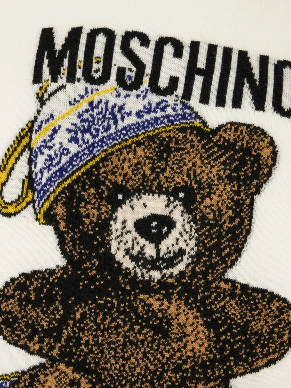 Moschino テディープリント フード付きセーター - 画像3