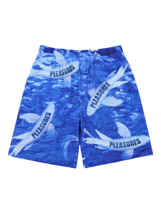 Pleasures Pleasures コイ メッシュショーツ - ブルーの商品画像