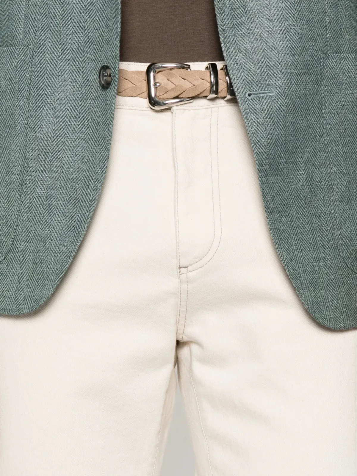 Canali ストレートレッグデニムジーンズ - 画像5