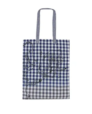Comme des Garçons TAO ギンガムチェック柄 グラフィックプリント トートバッグ - サムネイル2