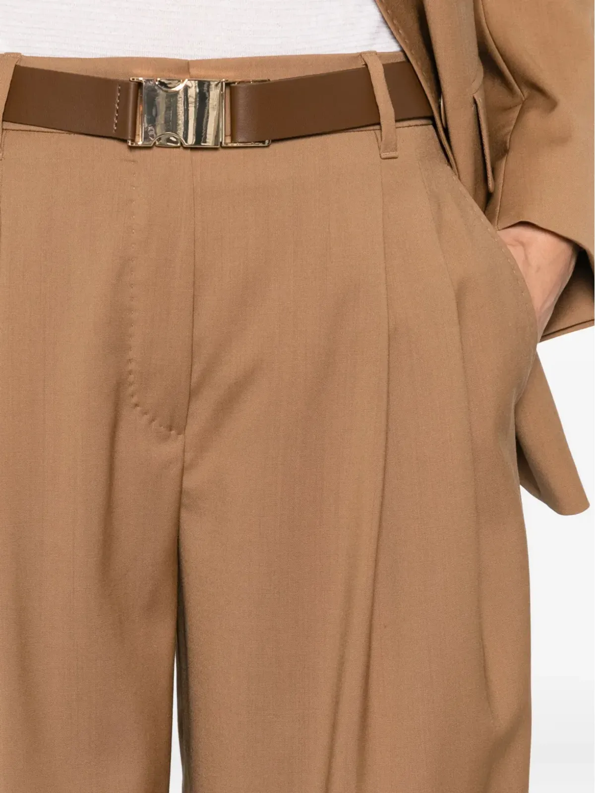 Max Mara バージンウール シングルブレスト ブレザー - 画像5
