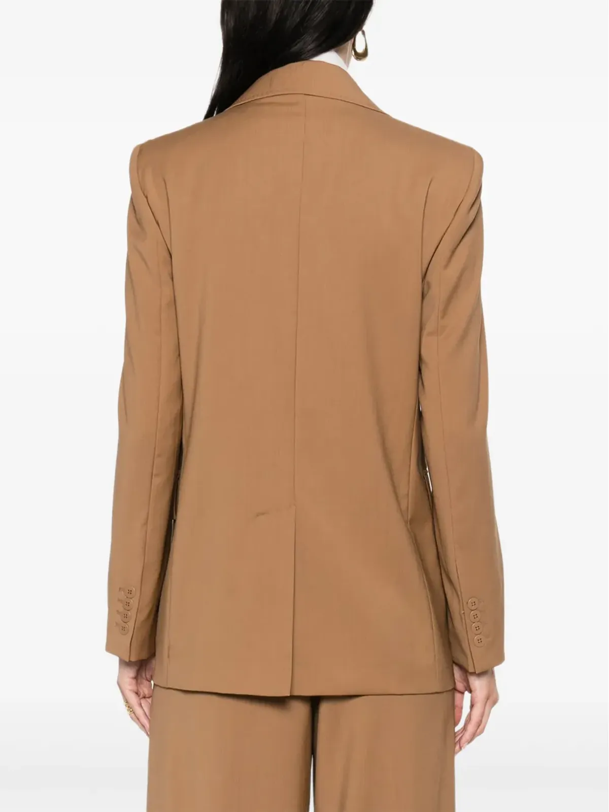 Max Mara バージンウール シングルブレスト ブレザー - 画像3