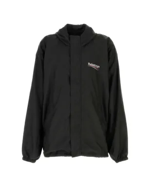 Balenciaga ロゴ入りフードジャケット - サムネイル1