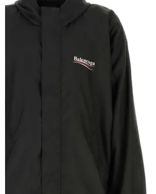 Balenciaga ロゴ入りフードジャケット - サムネイル3