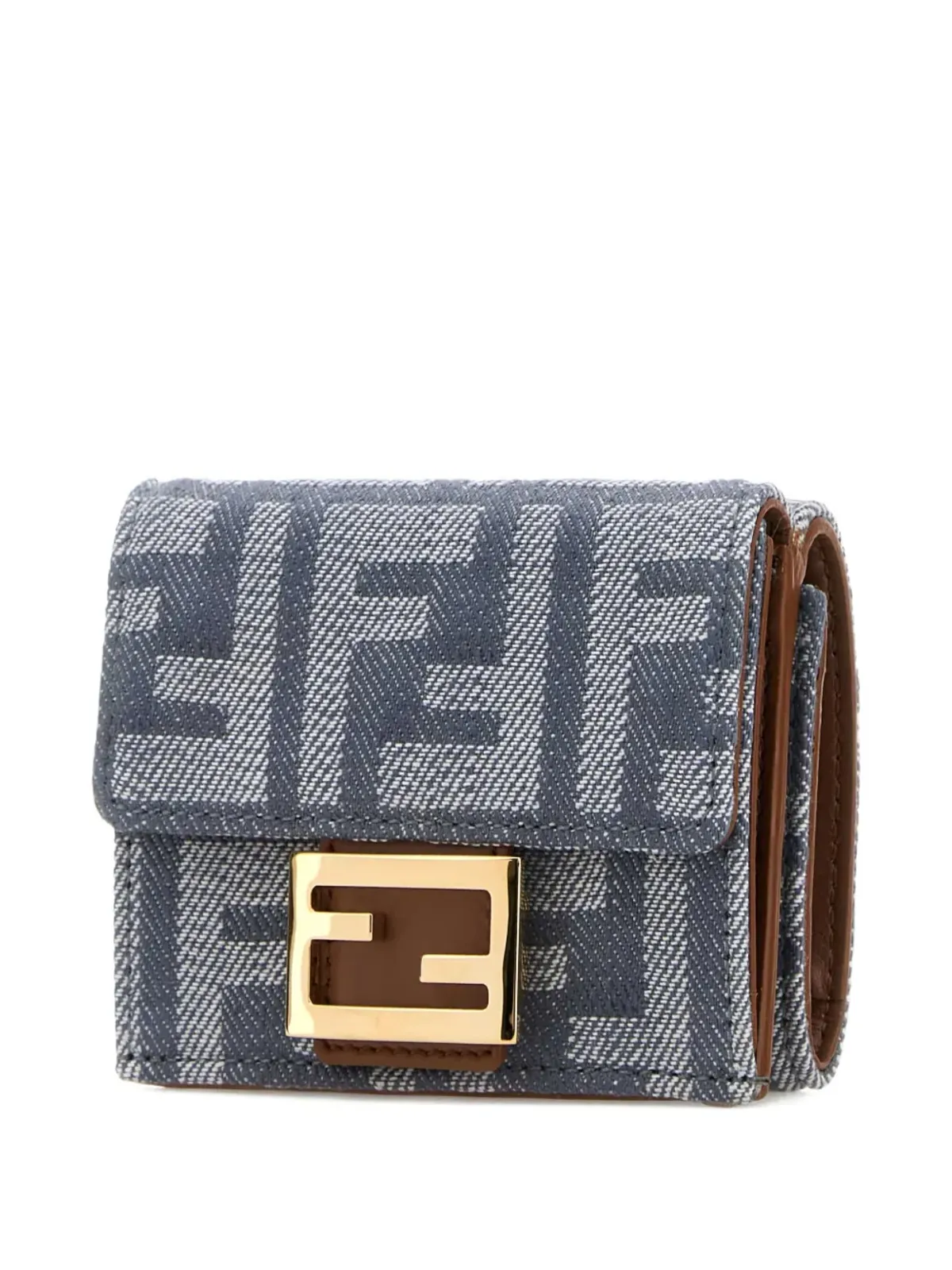 FENDI デニム バゲットバッグ - 画像3