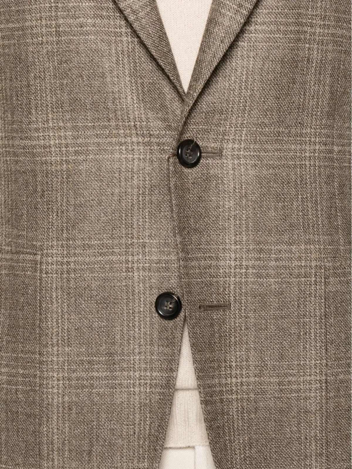 Canali チェック柄ウールブレザー - 画像5