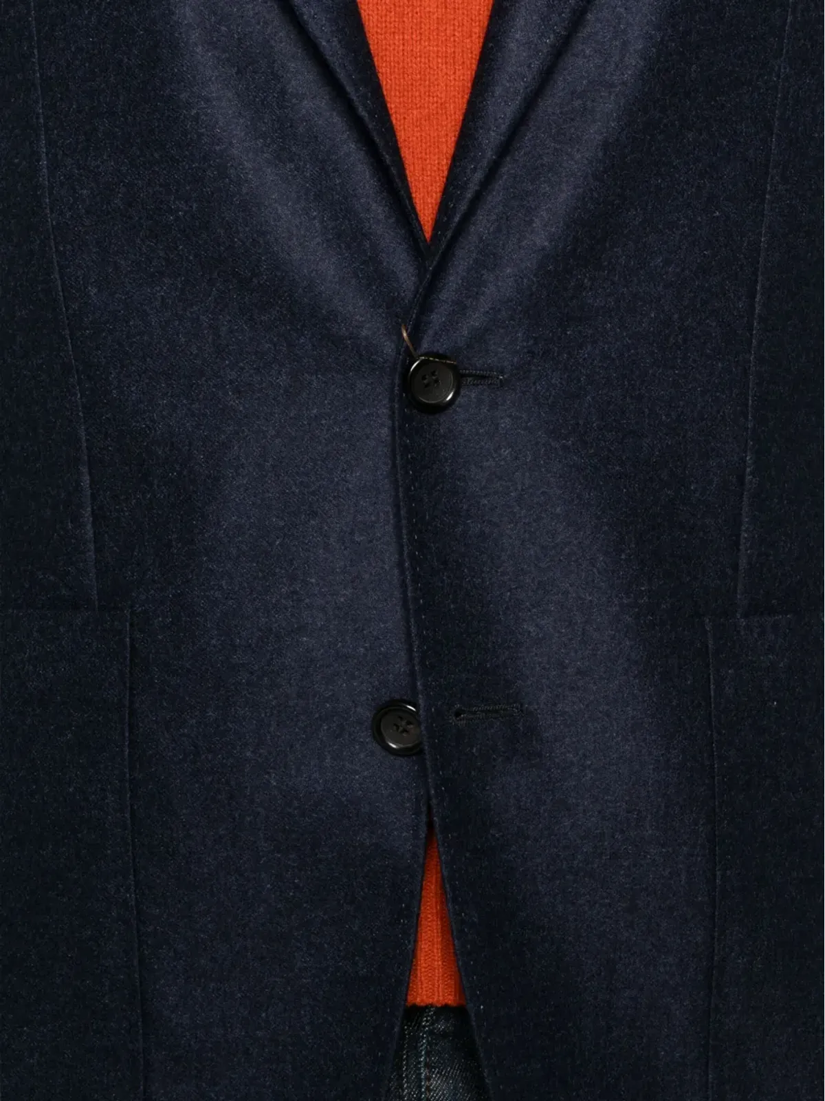 Canali ツーボタン ウール ブレザー - 画像5