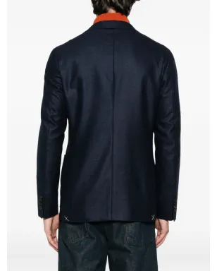 Canali ツーボタン ウール ブレザー - サムネイル4
