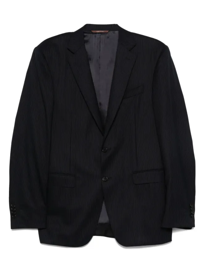 Canali Canali ピンストライプスーツ ブルーの商品画像