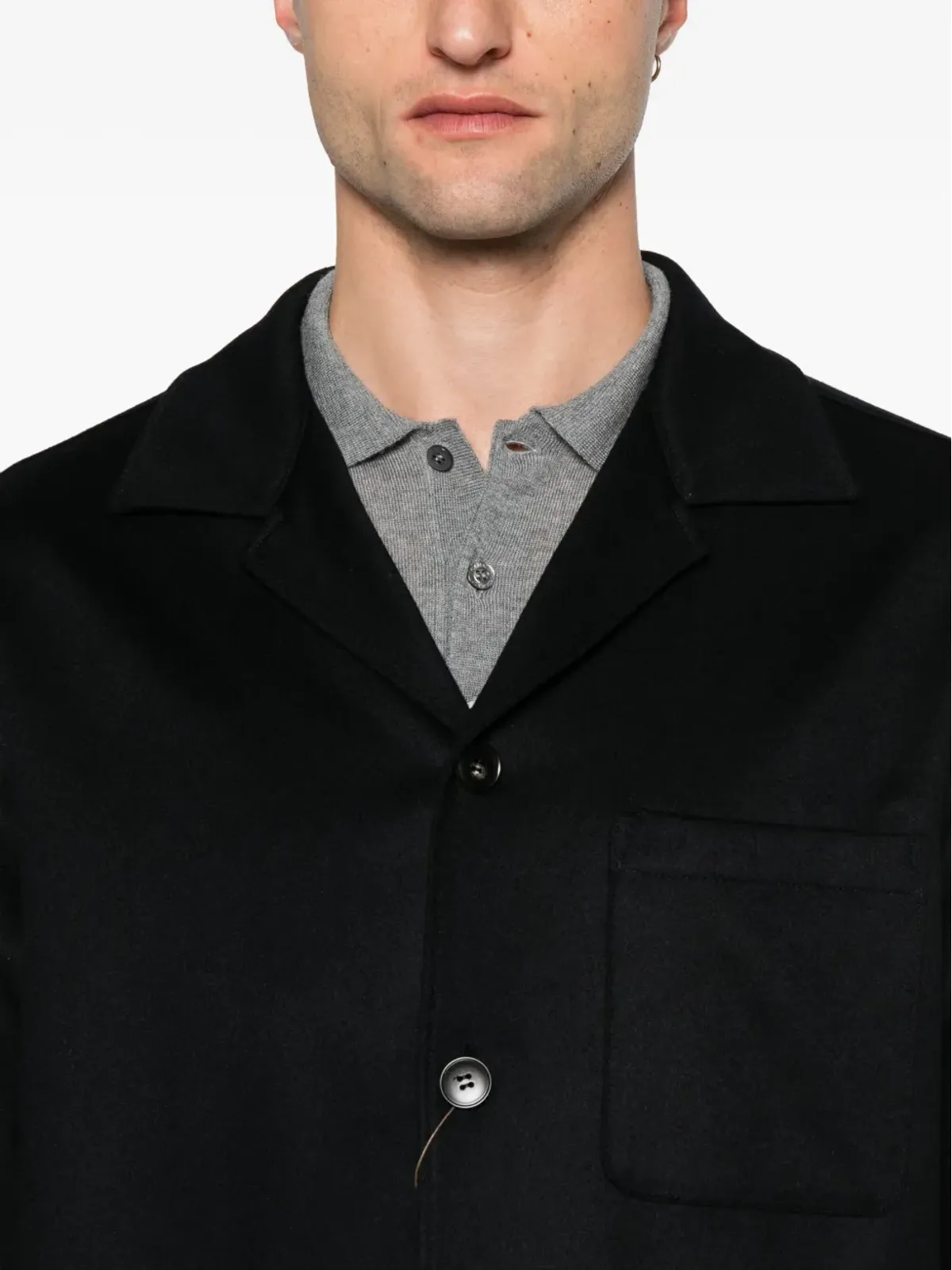 Canali パッチポケット ボタンダウンジャケット - 画像5