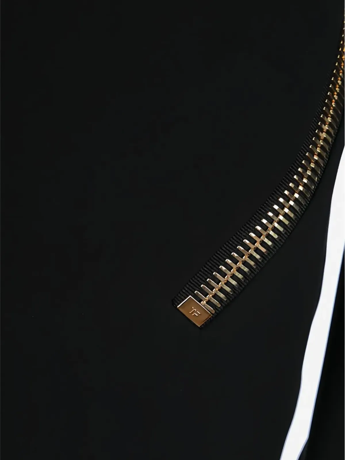 TOM FORD オープンバック サイドジップ マキシドレス ブラック - 画像3