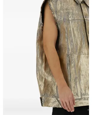 Rick Owens DRKSHDW ジャンボコットンジレ（ゴールド） - サムネイル5