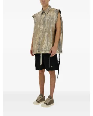 Rick Owens DRKSHDW ジャンボコットンジレ（ゴールド） - サムネイル2