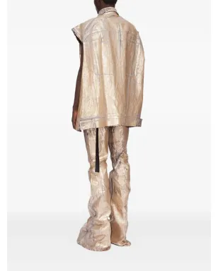 Rick Owens DRKSHDW ジャンボコットンジレ（ゴールド） - サムネイル4