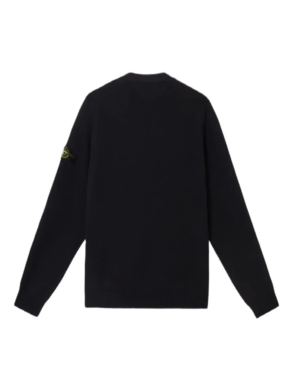 Stone Island リブ編み袖口 ロゴパッチ セーター - 画像4
