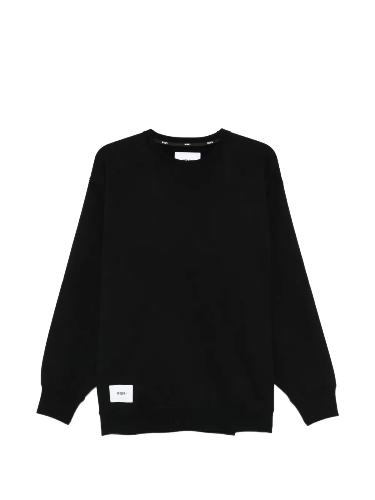 WTAPS ロゴパッチ クルーネック スウェットシャツ - 画像1