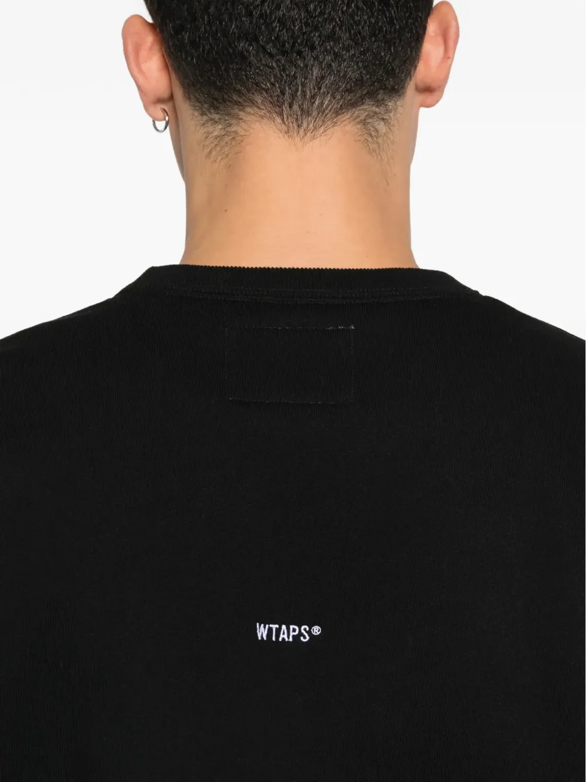 WTAPS ロゴパッチ クルーネック スウェットシャツ - 画像5