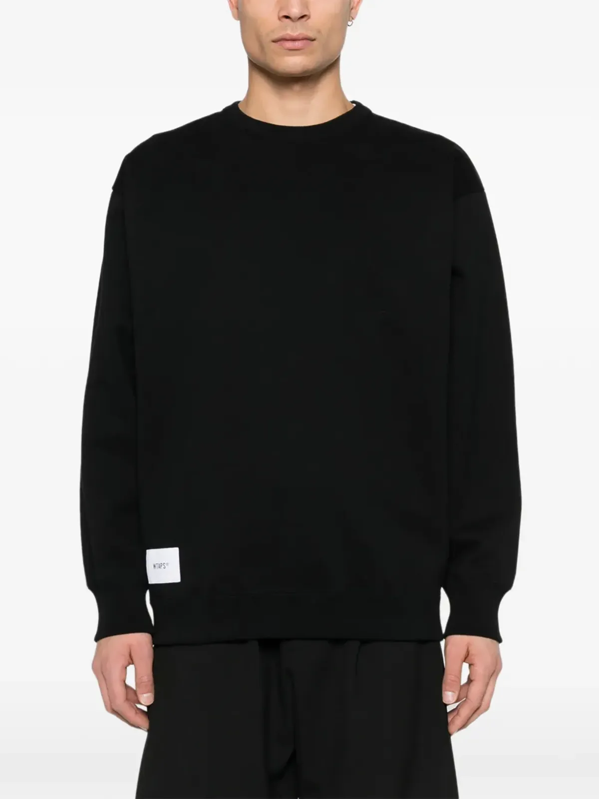 WTAPS ロゴパッチ クルーネック スウェットシャツ - 画像3