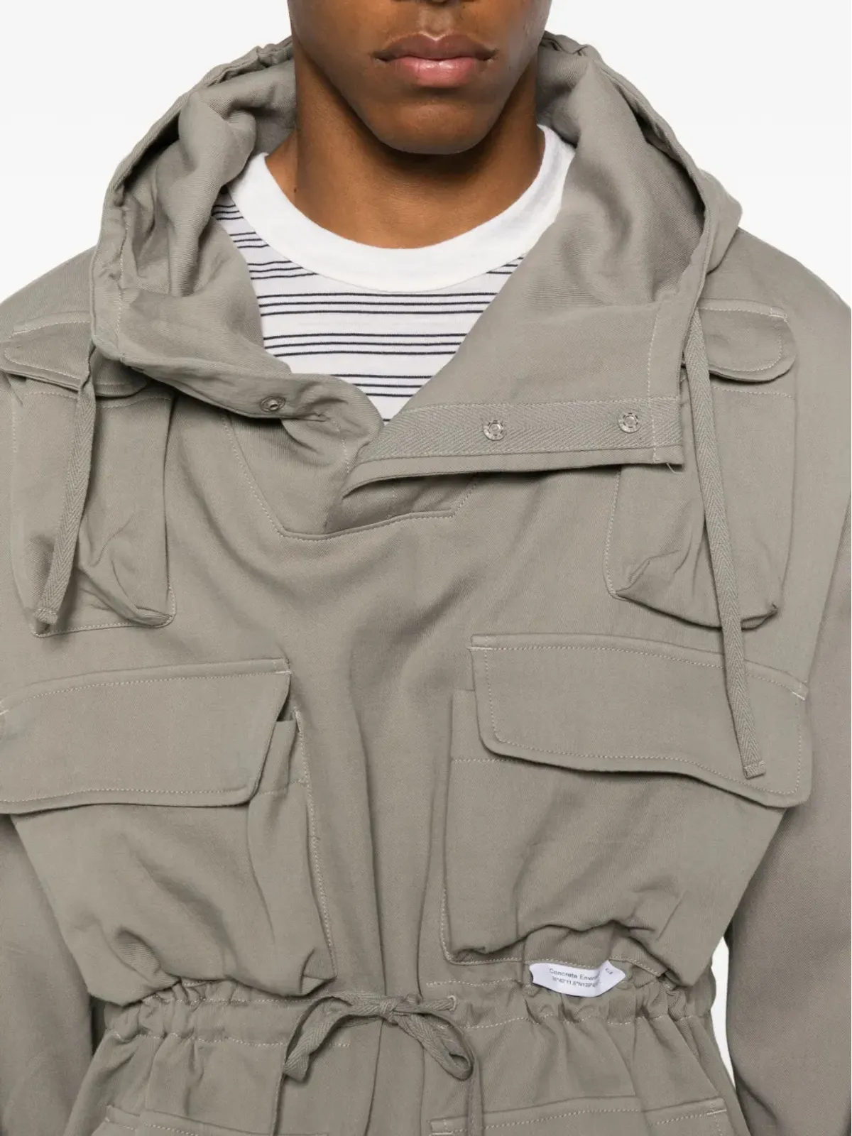 WTAPS マルチポケットフーディ グレー - 画像5