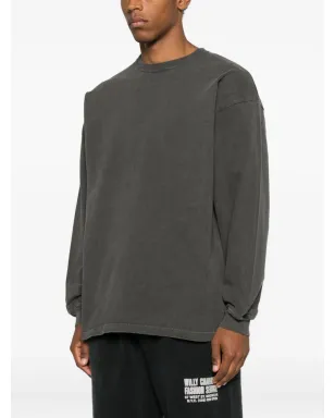 WTAPS Sign-Od ロングスリーブ コットン Tシャツ - Grey - サムネイル3