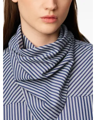 AMI Paris ストライプ柄 バンダナカラー ミディドレス - サムネイル5