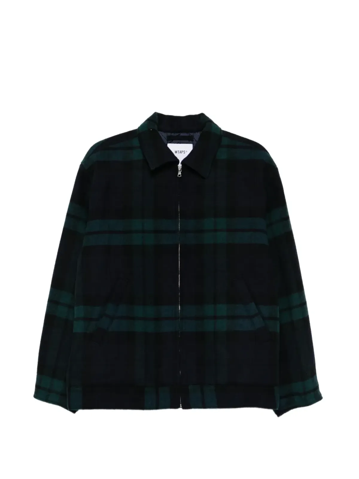 WTAPS チェック柄ジップアップシャツジャケット - 画像1