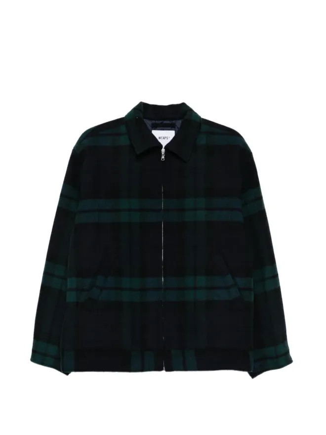 WTAPS WTAPS チェック柄ジップアップシャツジャケットの商品画像