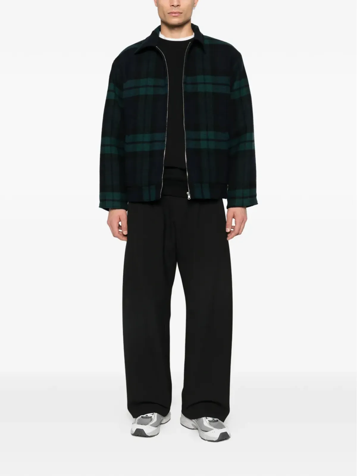 WTAPS チェック柄ジップアップシャツジャケット - 画像2
