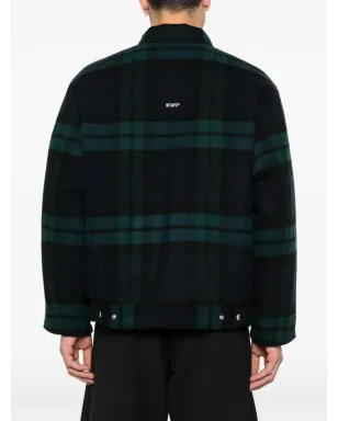 WTAPS チェック柄ジップアップシャツジャケット - サムネイル4