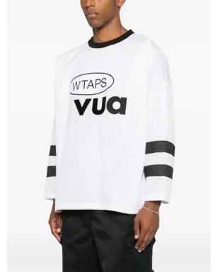 WTAPS Netminder ロゴ入りストライプディテール Tシャツ - サムネイル3