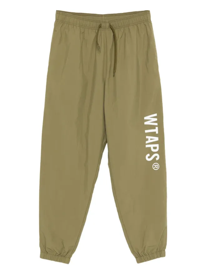 WTAPS WTAPS ロゴプリント トラックパンツ - Greenの商品画像